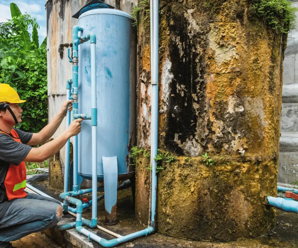 Diagnosing water tank leak and plumbing issue