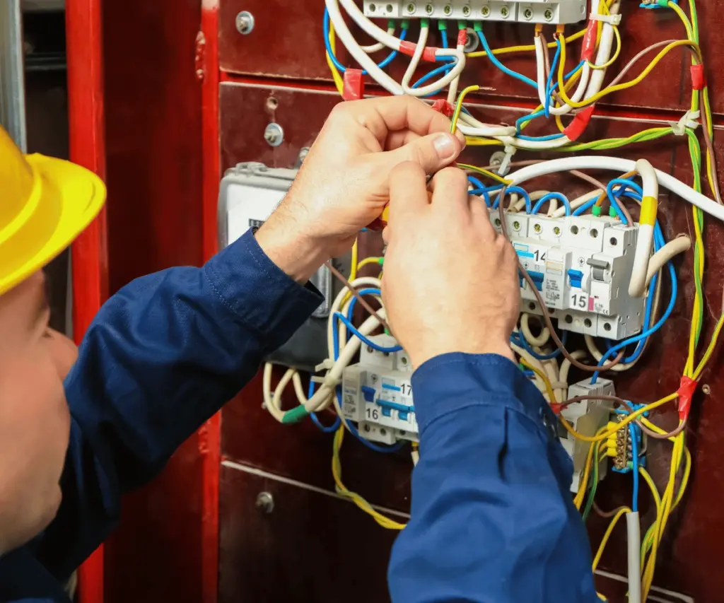 Electrical maintenance and rewiring carried out by professional team
